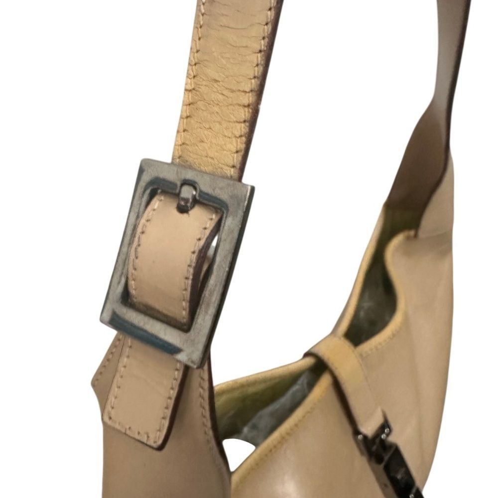 Gucci Beige Leather Jackie Shoulder Bag with piston lock - Picture 5 of 16